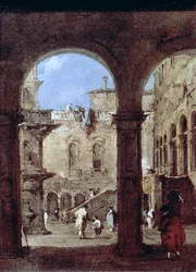 Architektonische Capriccio, um 1770
